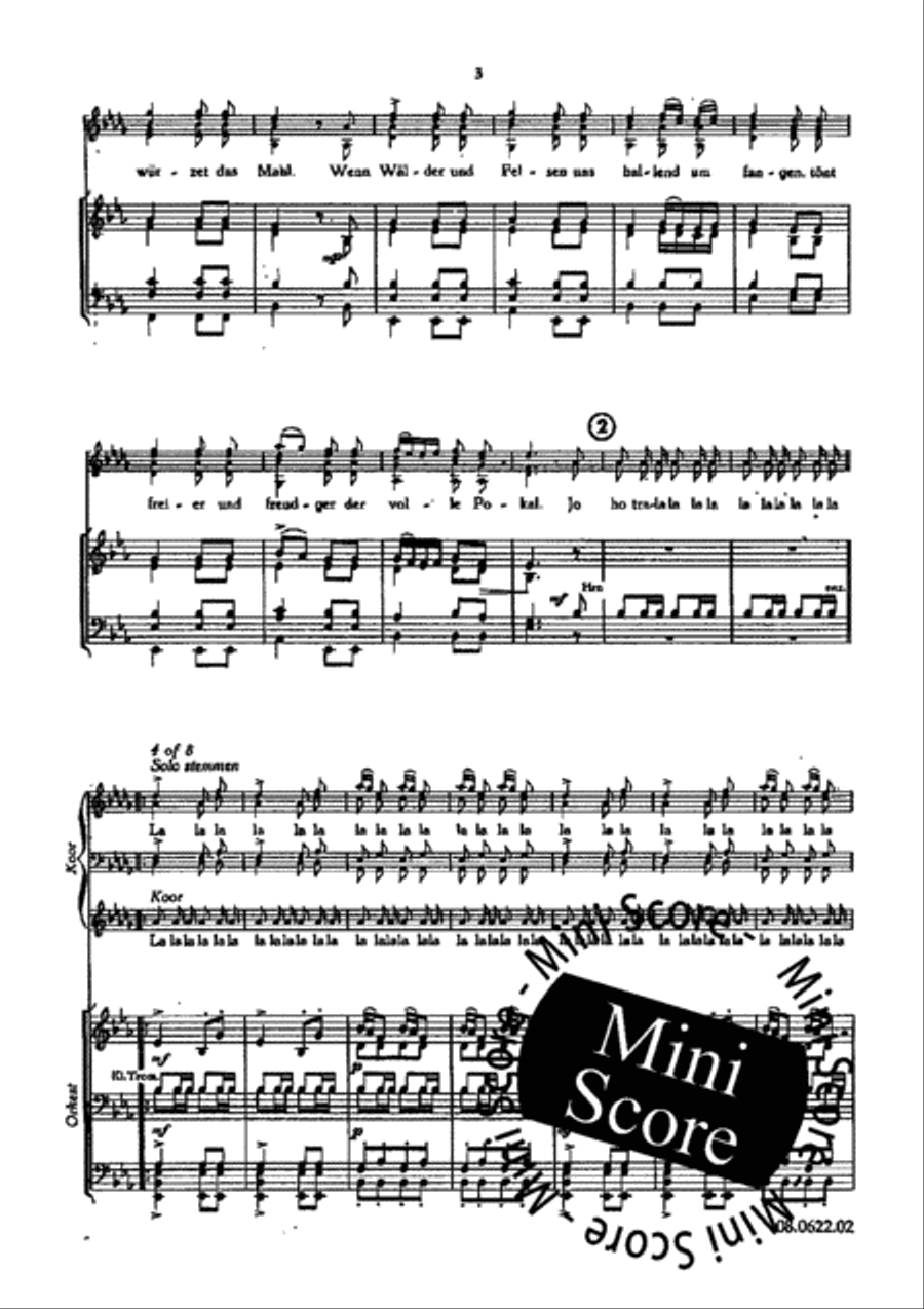 Jager Chor aus der Freischutz TTBB scores gallery preview page 5
