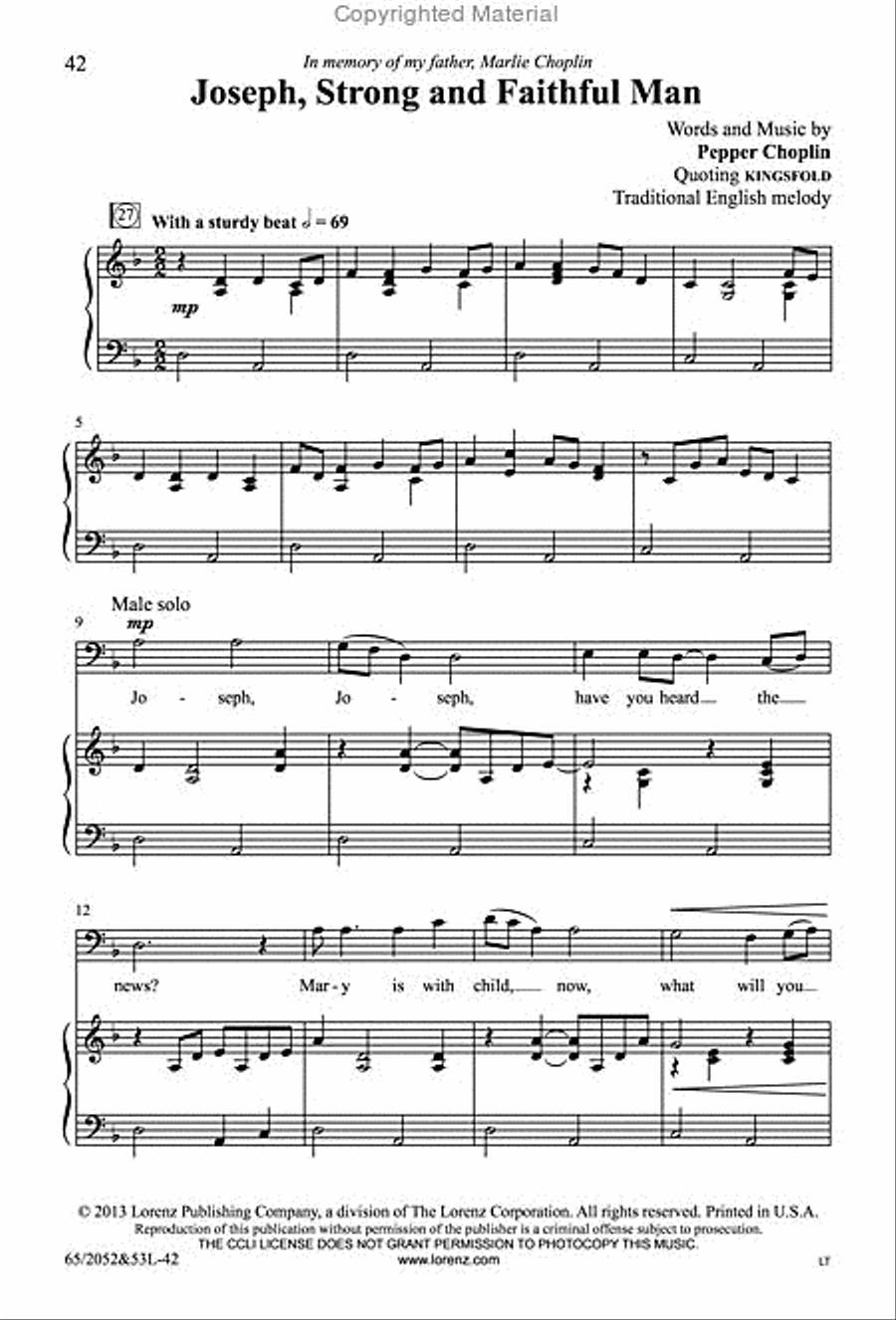 The Heart of Christmas - SATB Score with Performance CD 4-Part scores gallery preview page 10