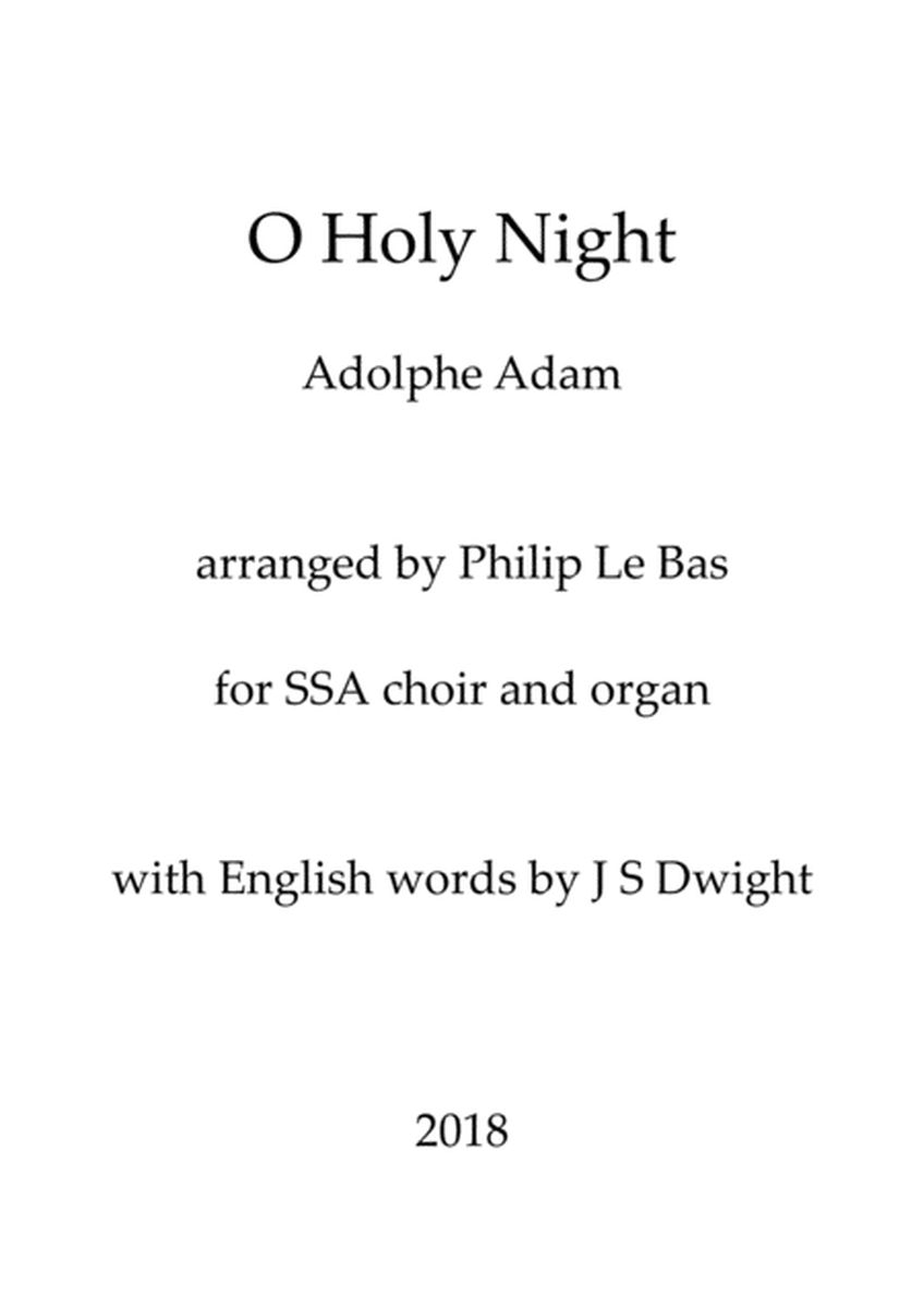 O Holy Night (for SSA choir and organ) image number null