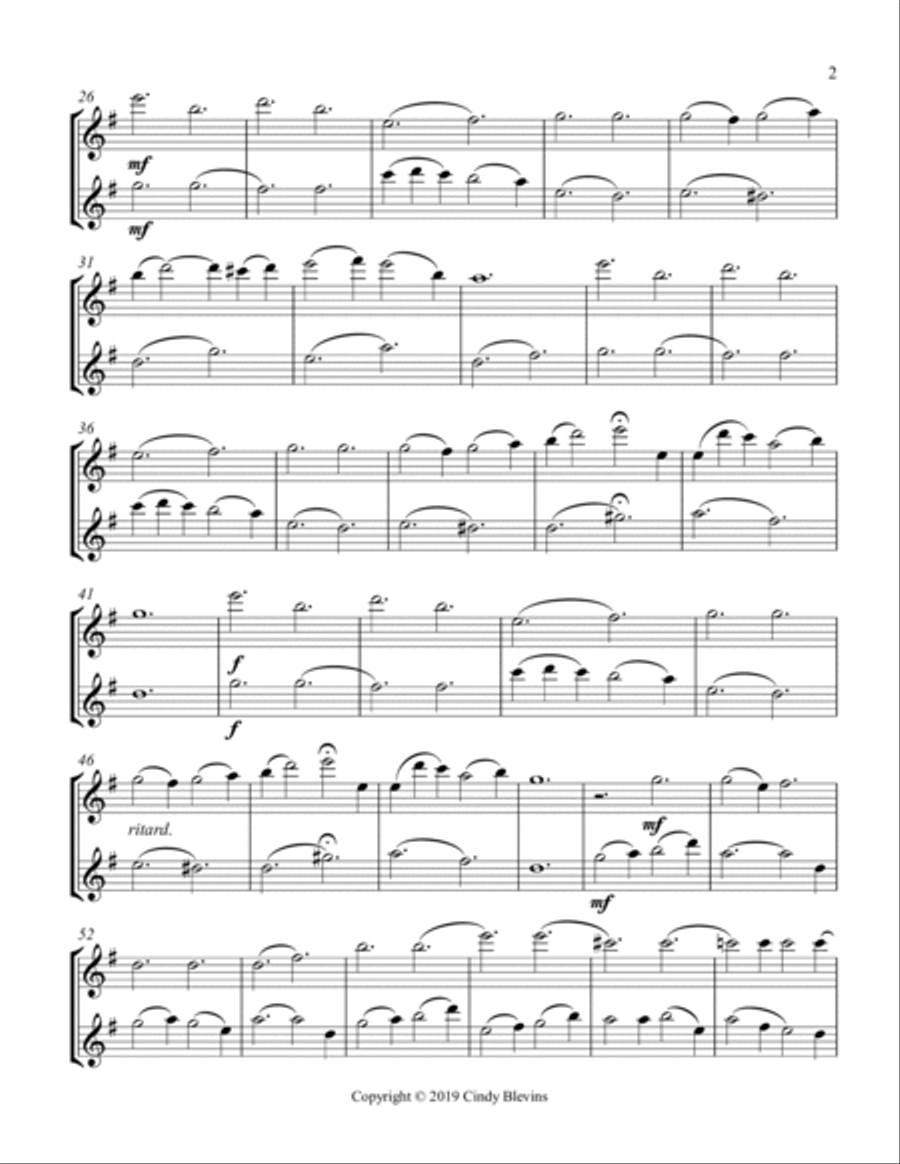 Toyland, for Flute Duet Flute Duet scores gallery preview page 3