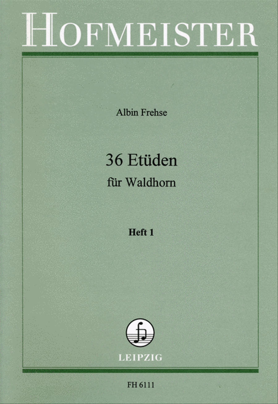 36 Etüden Horn scores gallery preview page 1