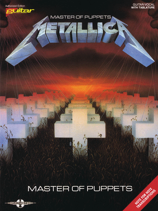 Book cover for Metallica – Master of Puppets