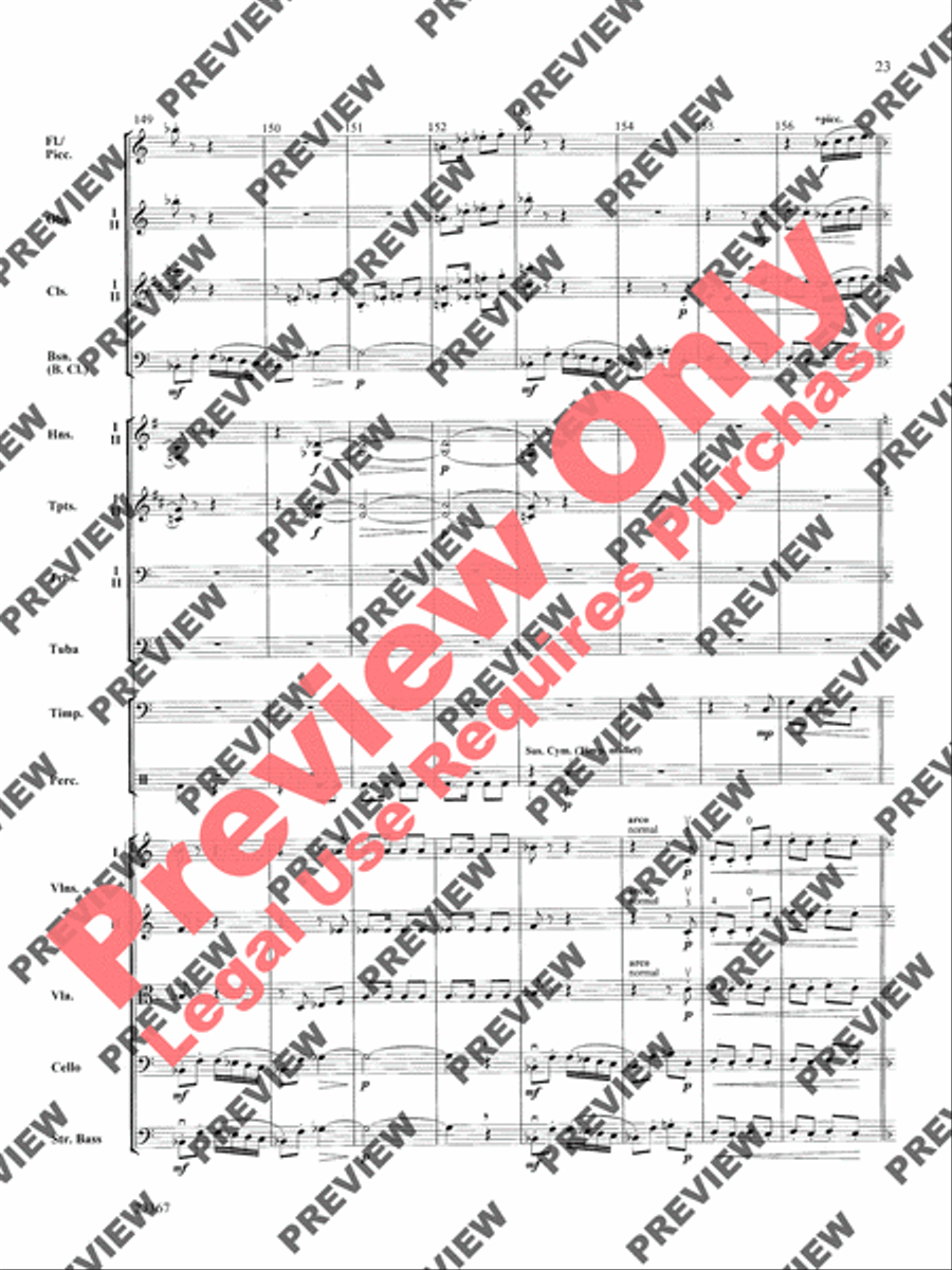 Overture to the Wasps Full Orchestra scores gallery preview page 23