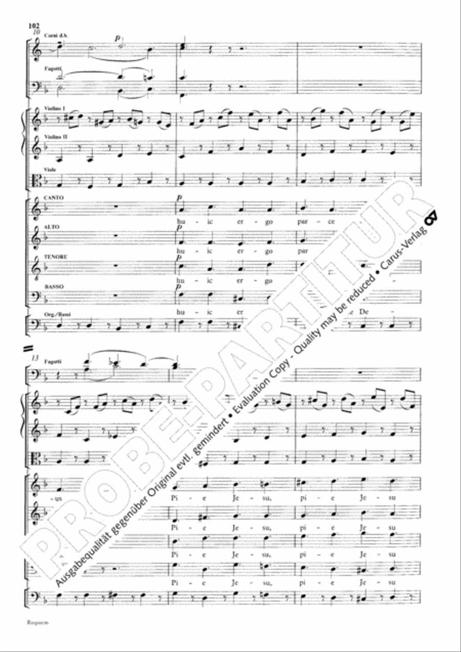Requiem Requiem 4-Part scores gallery preview page 109