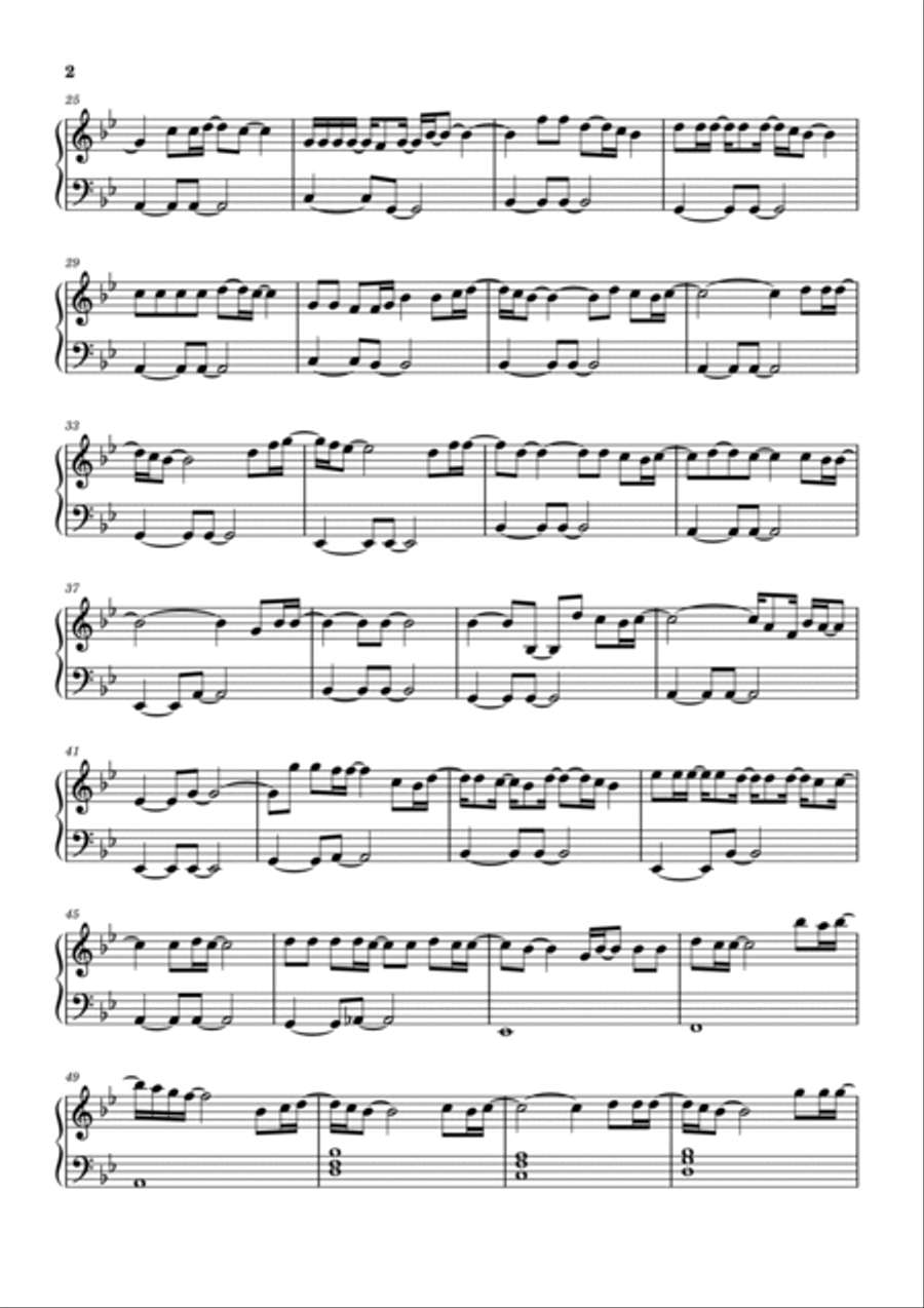 Take Me Home, Country Roads Easy Piano scores gallery preview page 2