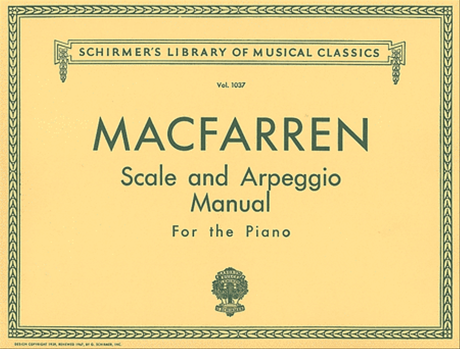 Scale and Arpeggio Manual Piano Method scores gallery preview page 1