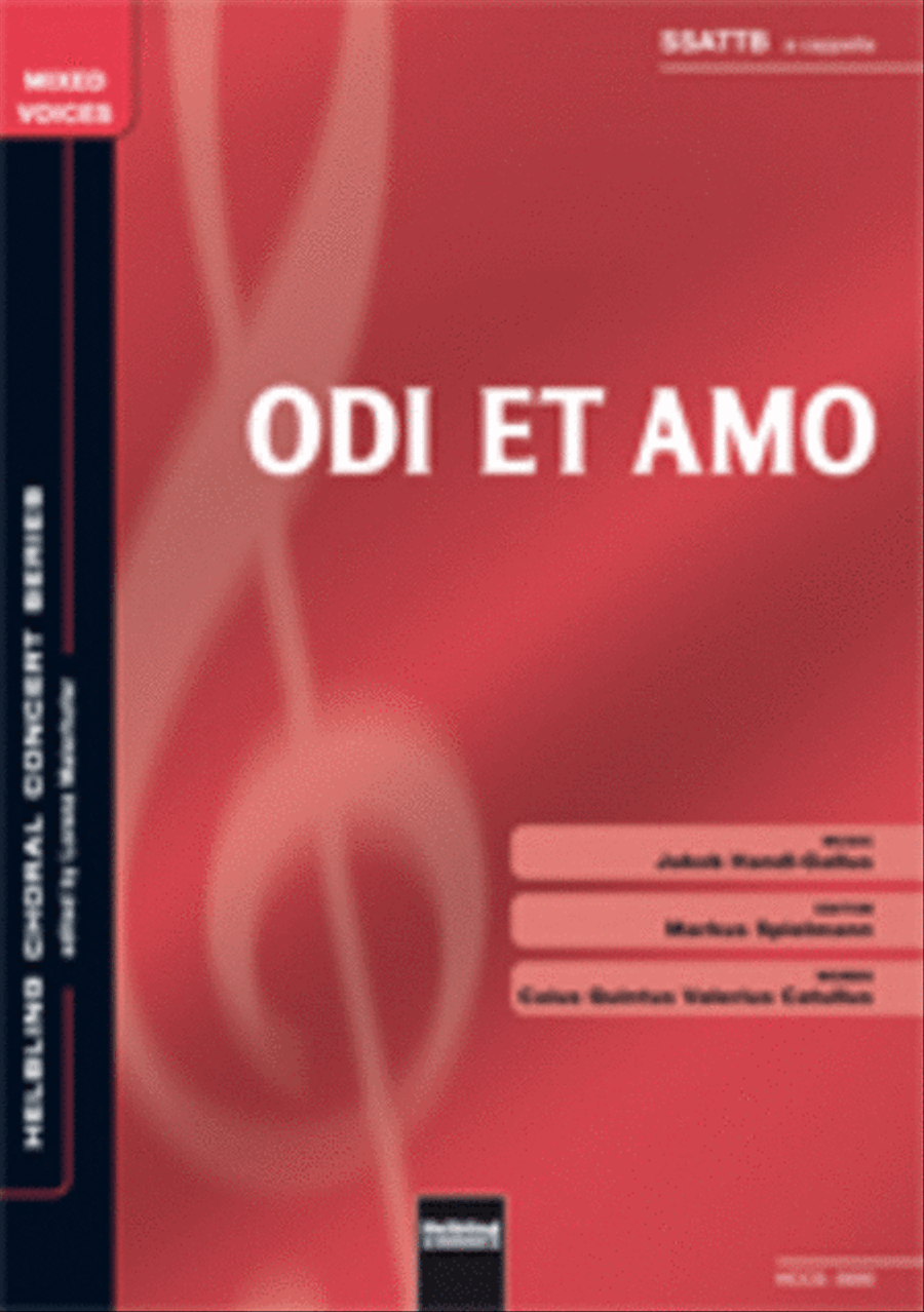 Odi et Amo Odi et Amo 4-Part scores gallery preview page 1