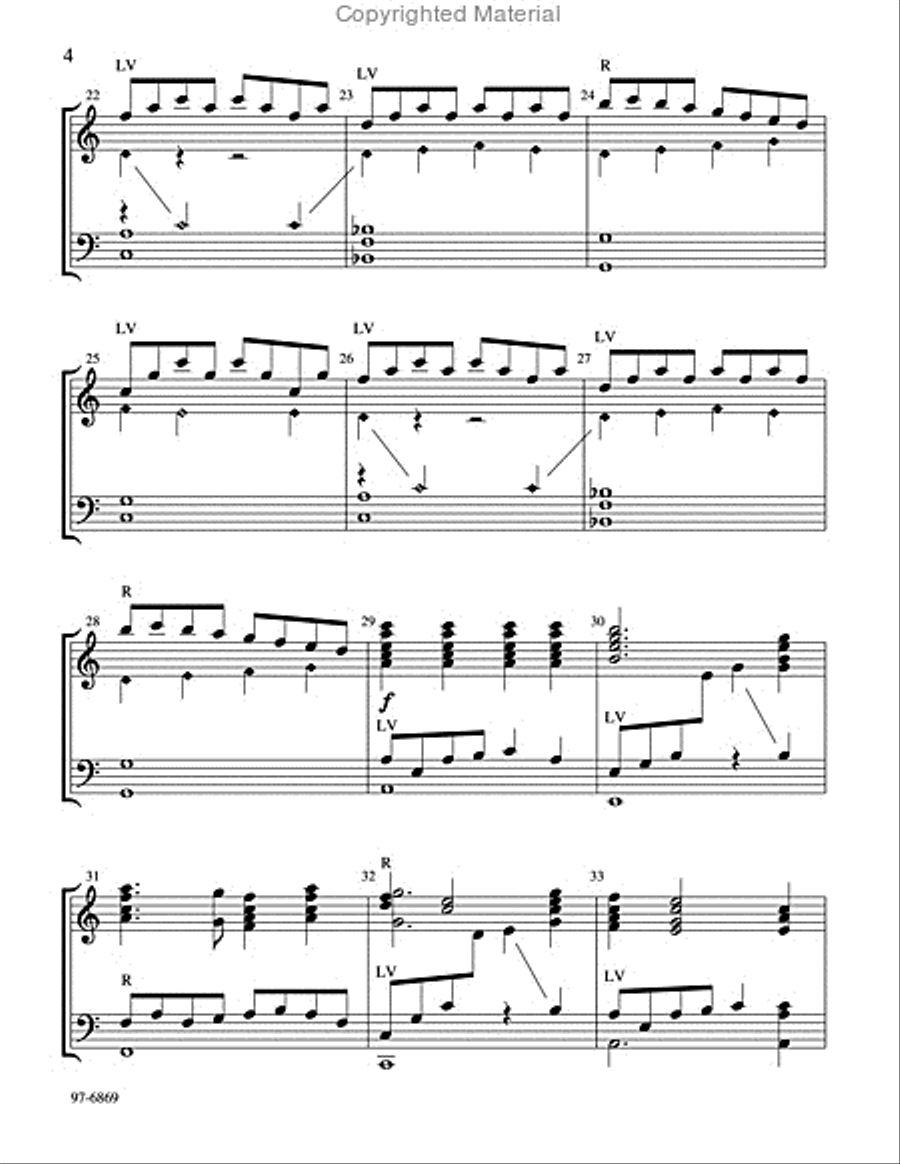 The Lamb (Hansen) The Lamb (Hansen) Handbell Choir scores gallery preview page 4