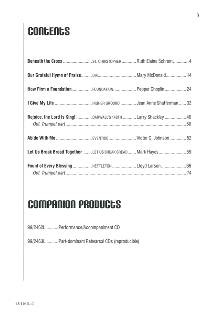 Hymns We Love to Sing Hymns We Love to Sing 3-Part scores gallery preview page 4