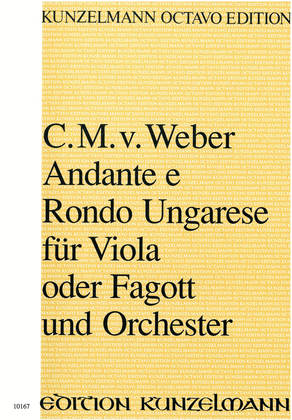 Book cover for Andante e rondo ungarese