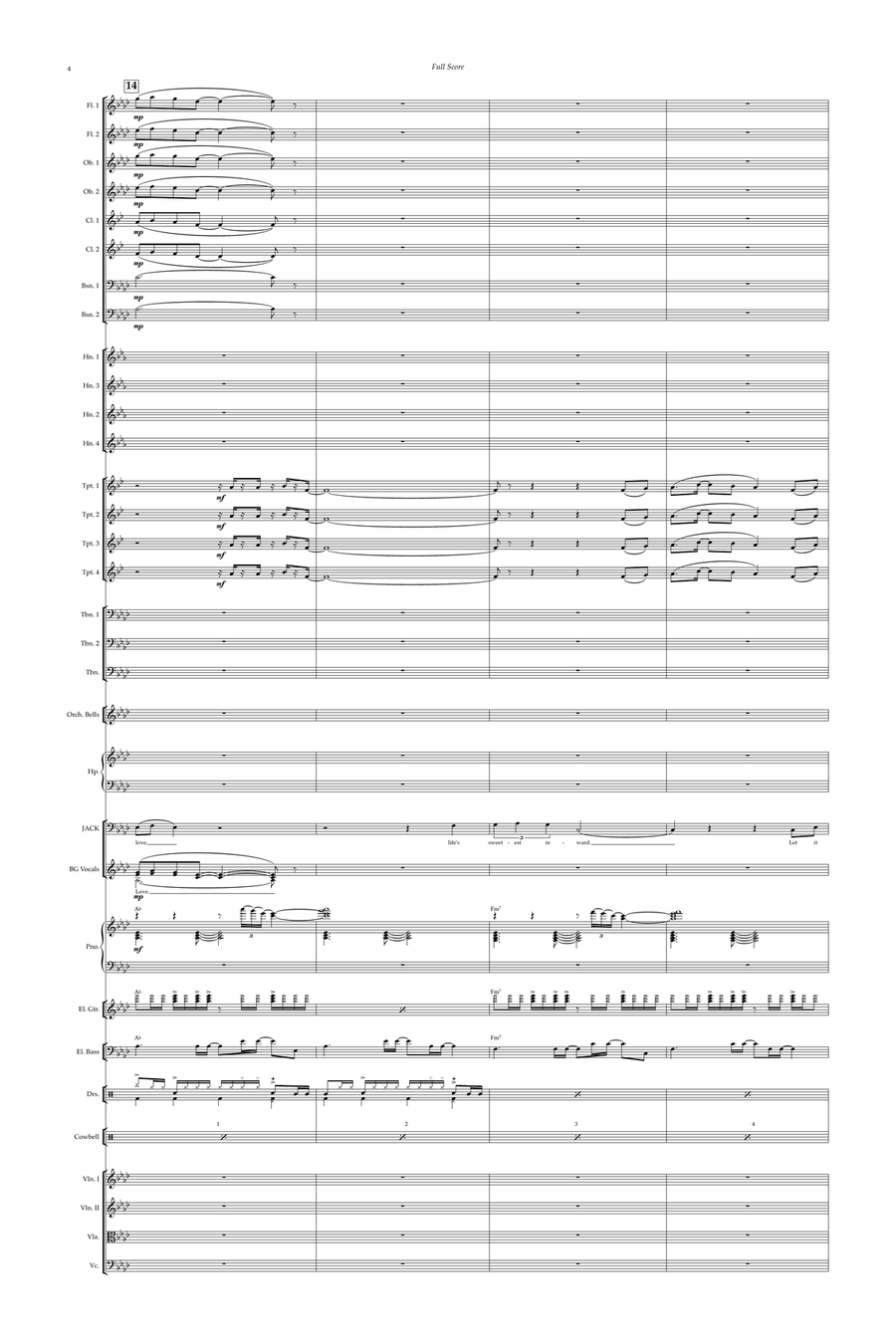 Love Boat Theme Love Boat Theme Full Orchestra scores gallery preview page 4