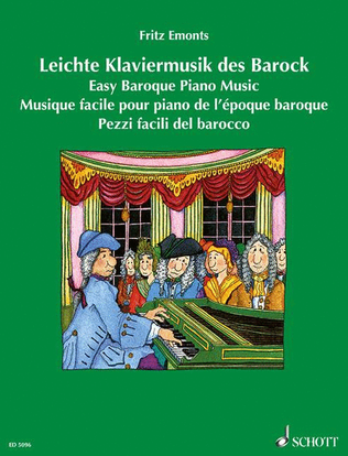 Book cover for Easy Baroque Piano Music