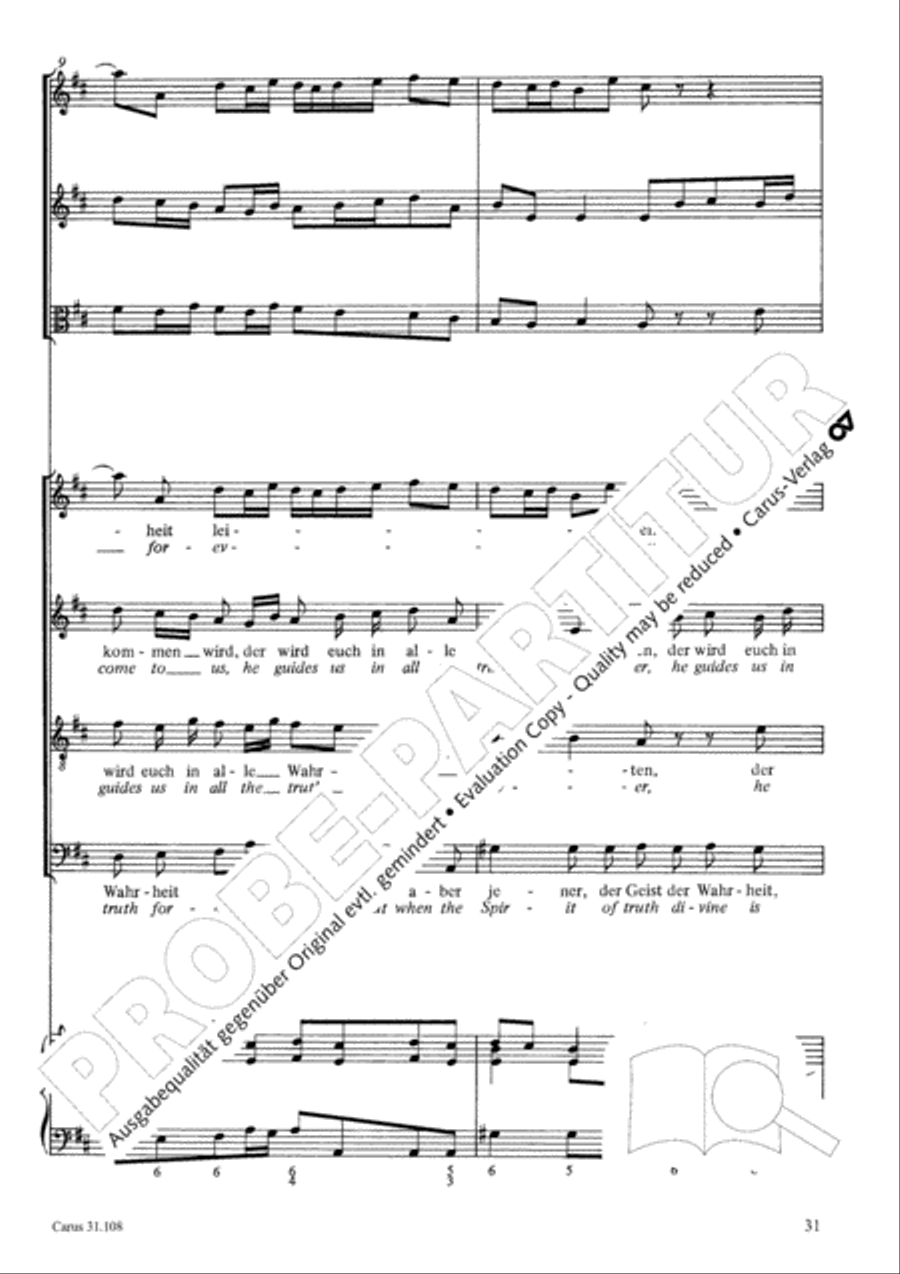 Now it is good, that I am leaving (Es ist euch gut, dass ich hingehe) ATB scores gallery preview page 32