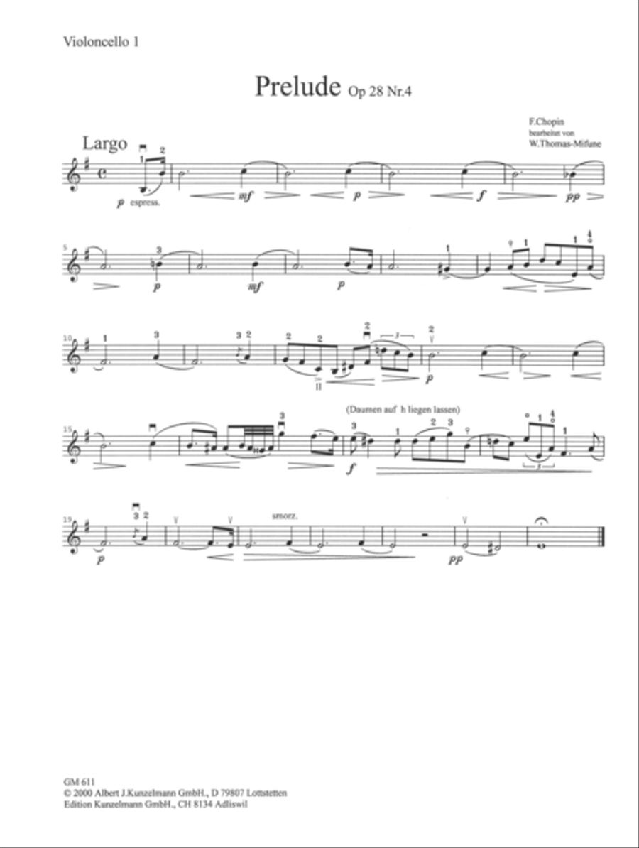 Prélude no. 4 / Etude no. 6