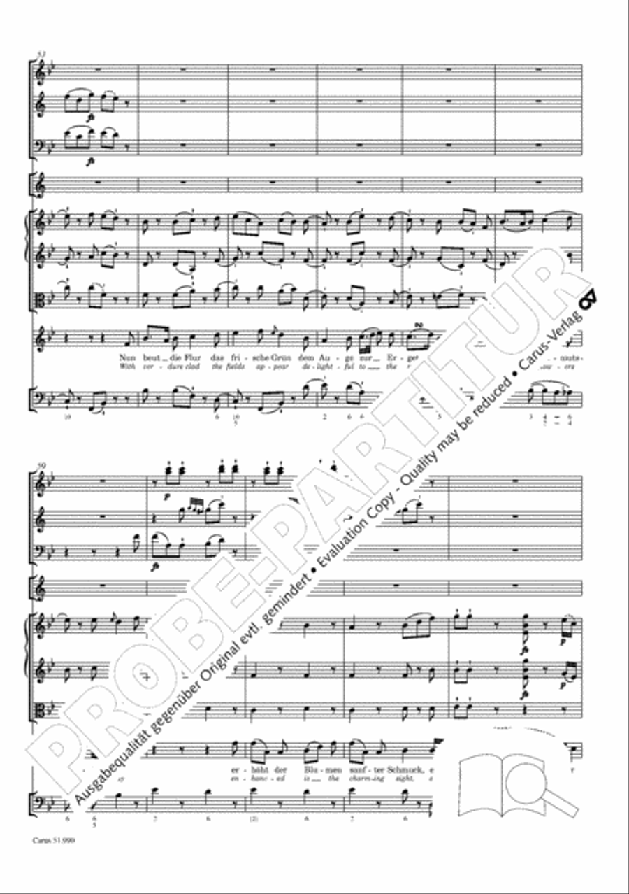 The Creation (Die Schopfung) 4-Part scores gallery preview page 91
