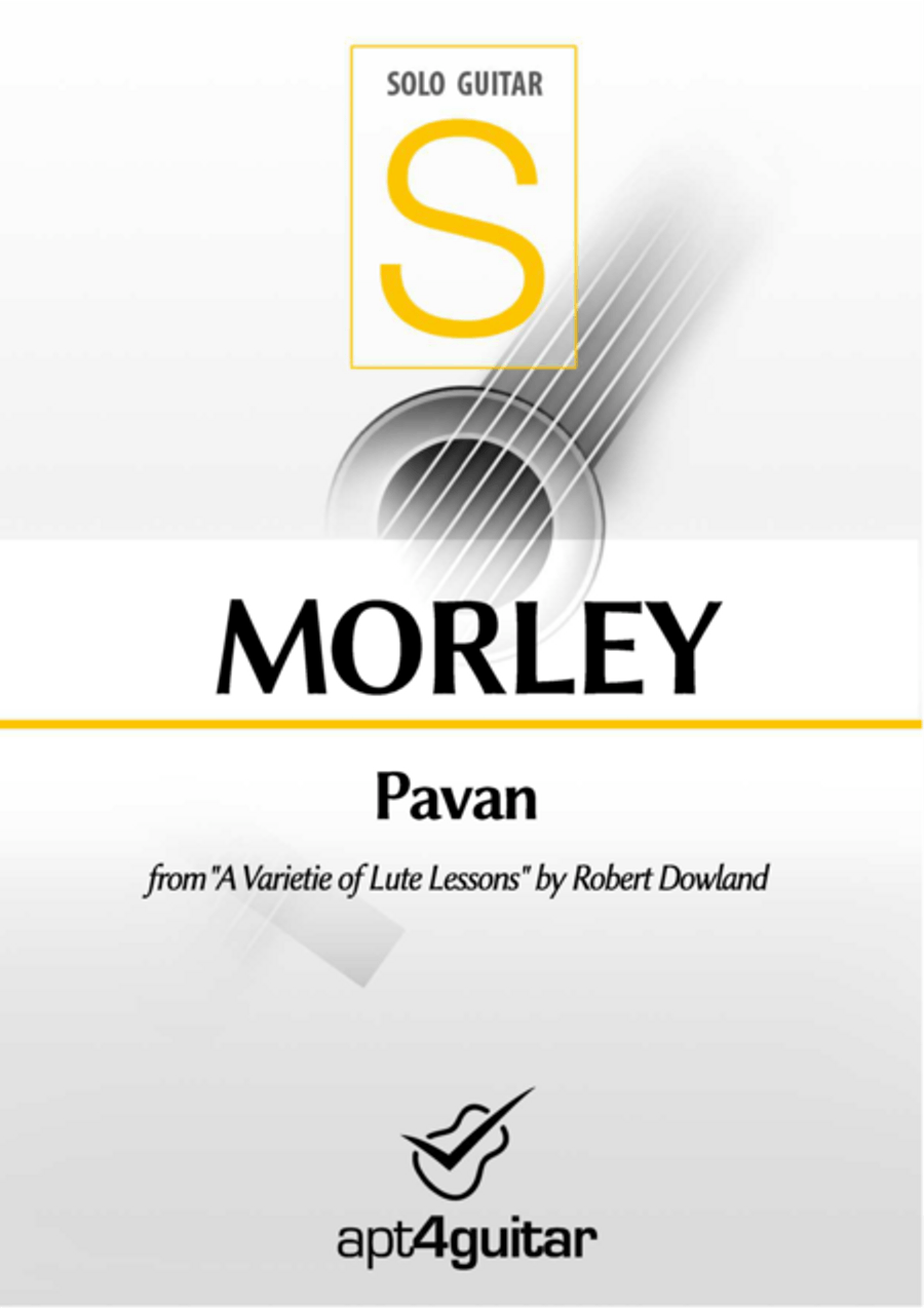 Pavan Classical Guitar scores gallery preview page 1