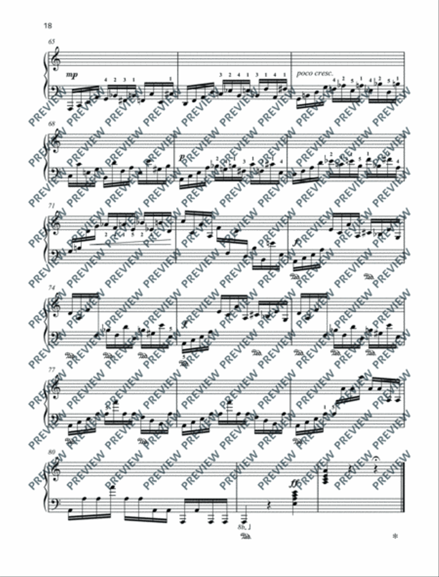 12 Etudes for the Left Hand Piano Method scores gallery preview page 19