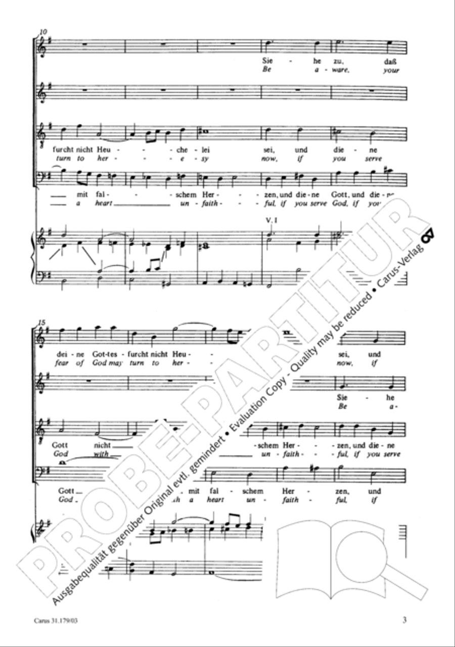 Be aware, your fear of God may turn to heresy (Siehe zu, dass deine Gottesfurcht nicht Heuchelei sei) STB scores gallery preview page 4