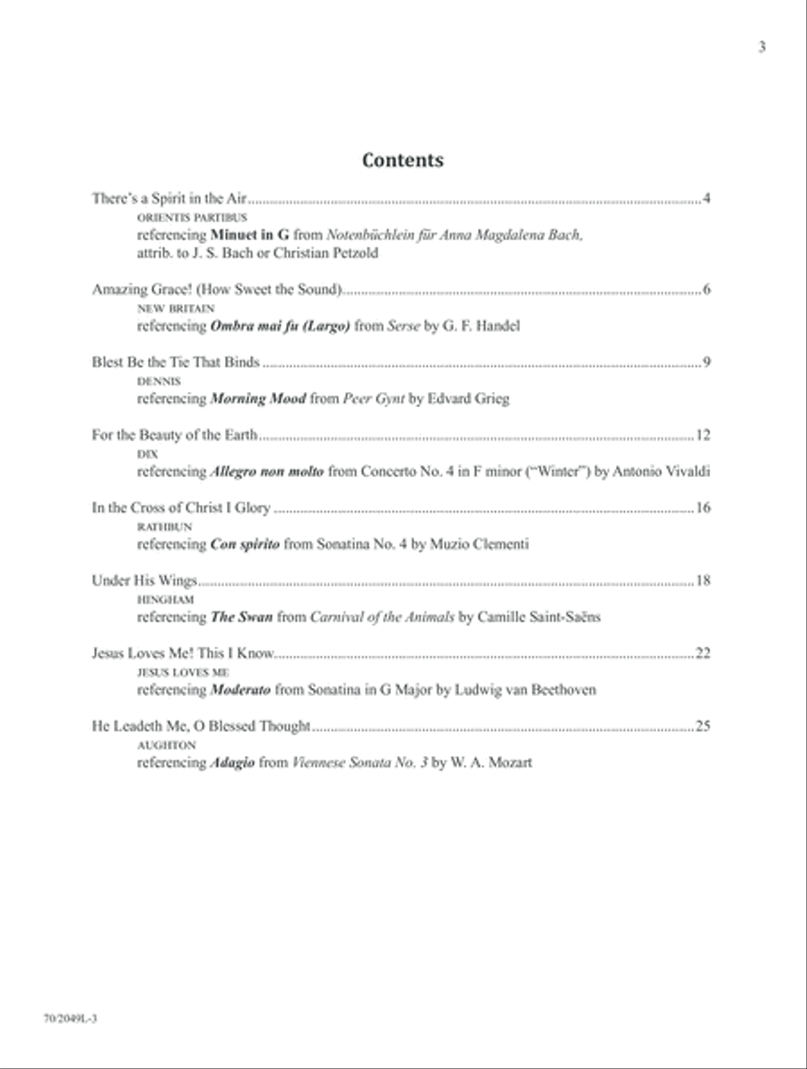 Classical Hymns for Organ (Digital Delivery) Organ scores gallery preview page 3