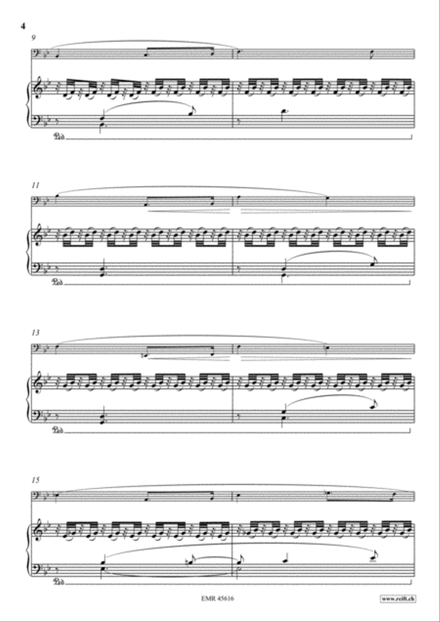 An Einsamer Quelle An Einsamer Quelle Bass Trombone scores gallery preview page 4