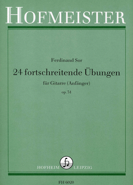 24 fortschreitende Ubungen, op. 31 (Anfanger)