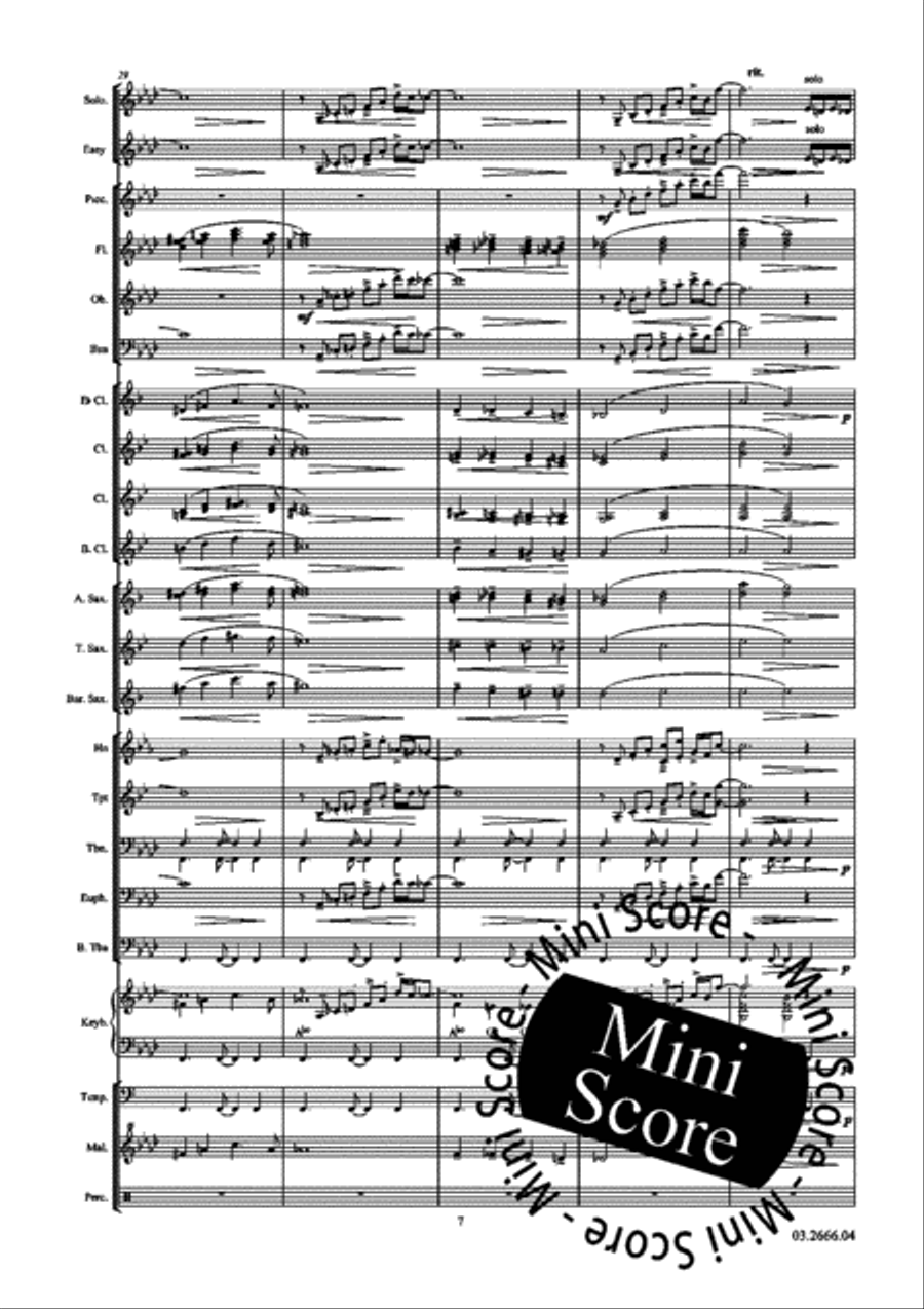 Adios Nonino Concert Band scores gallery preview page 11