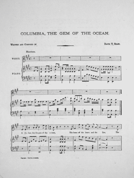 Columbia the Gem of the Ocean