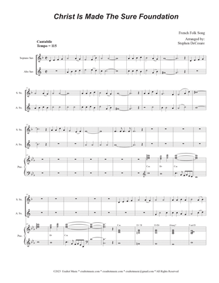 Christ Is Made The Sure Foundation (Duet for Soprano and Alto Saxophone)