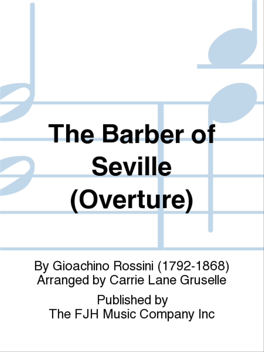 The Barber of Seville String Orchestra scores gallery preview page 1