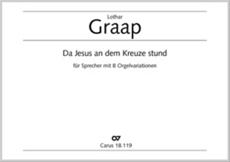 Da Jesus an dem Kreuze stund