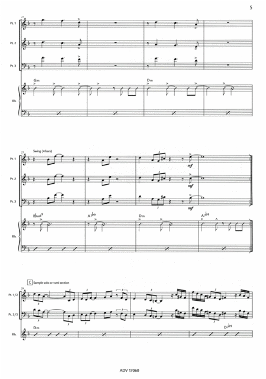The Forty Club The Forty Club Small Ensemble scores gallery preview page 3
