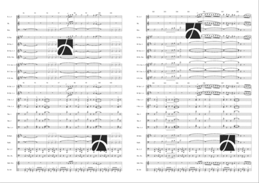 Spanish Eyes Concert Band scores gallery preview page 8
