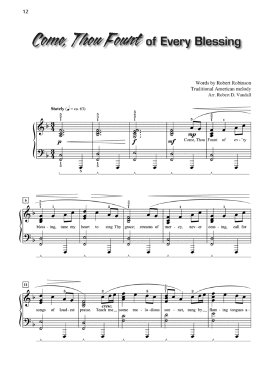 Play Hymns, Book 5 Piano Solo scores gallery preview page 4