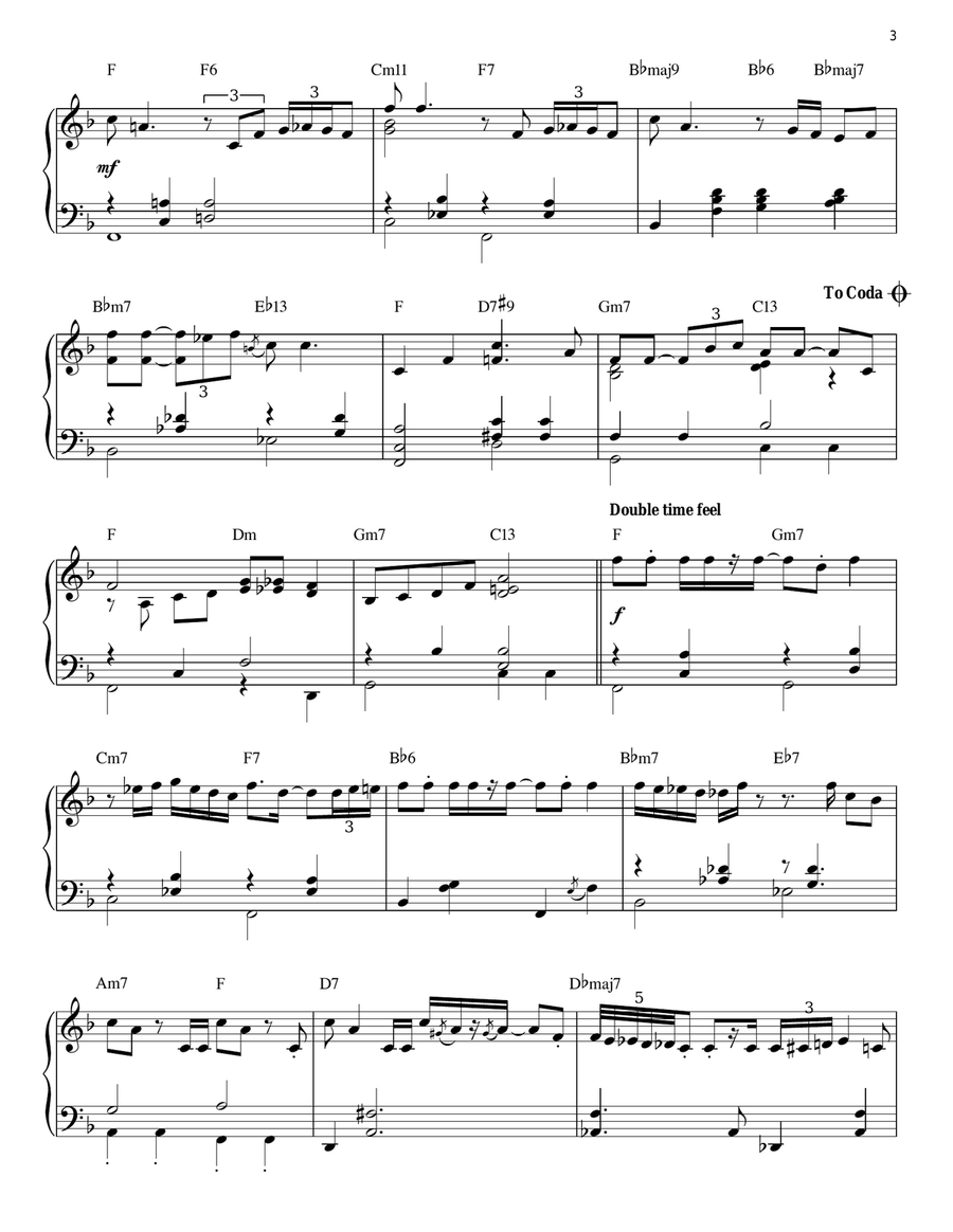Echoes (arr. Brent Edstrom) Piano Solo scores gallery preview page 3