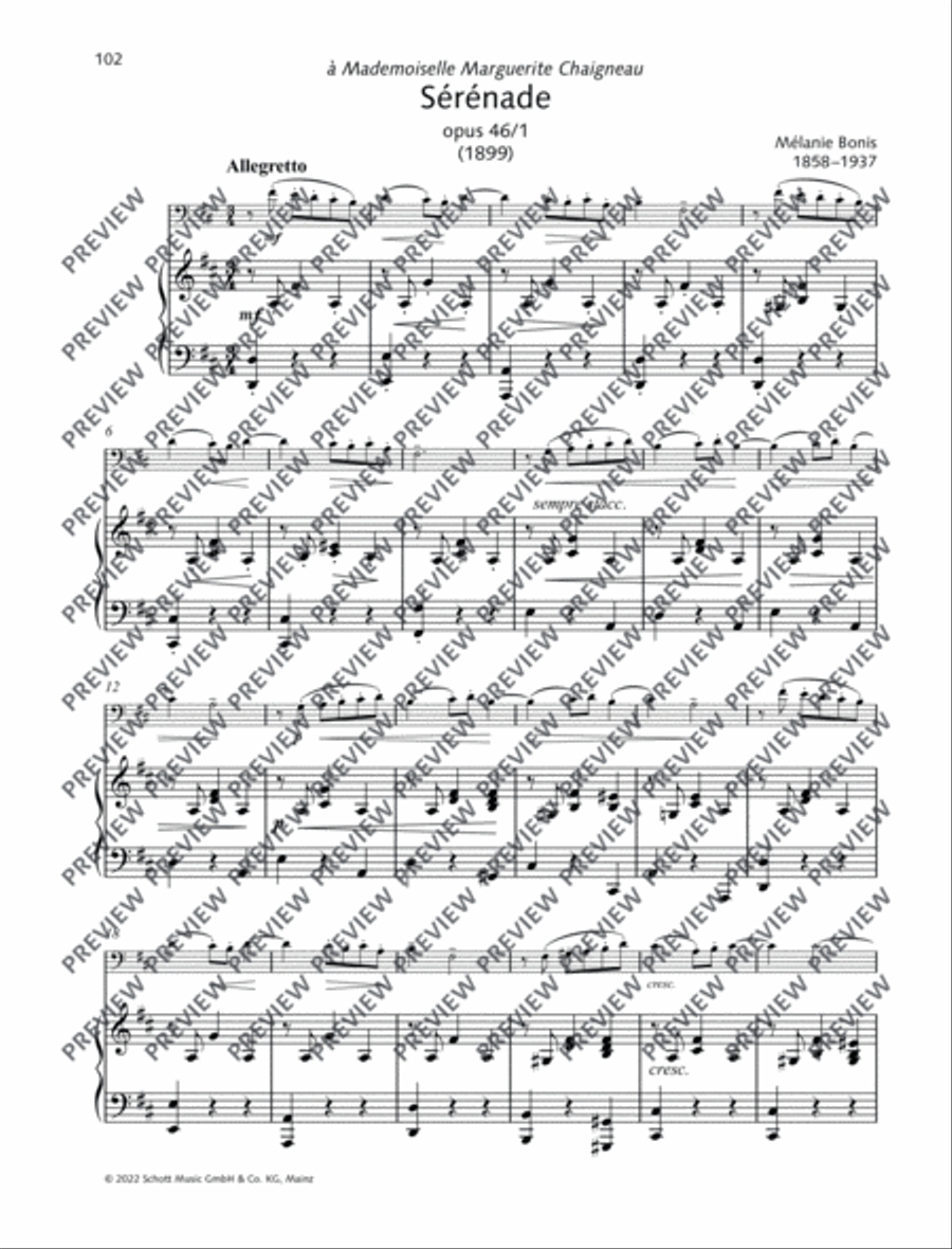 Sérénade Piano Accompaniment scores gallery preview page 2