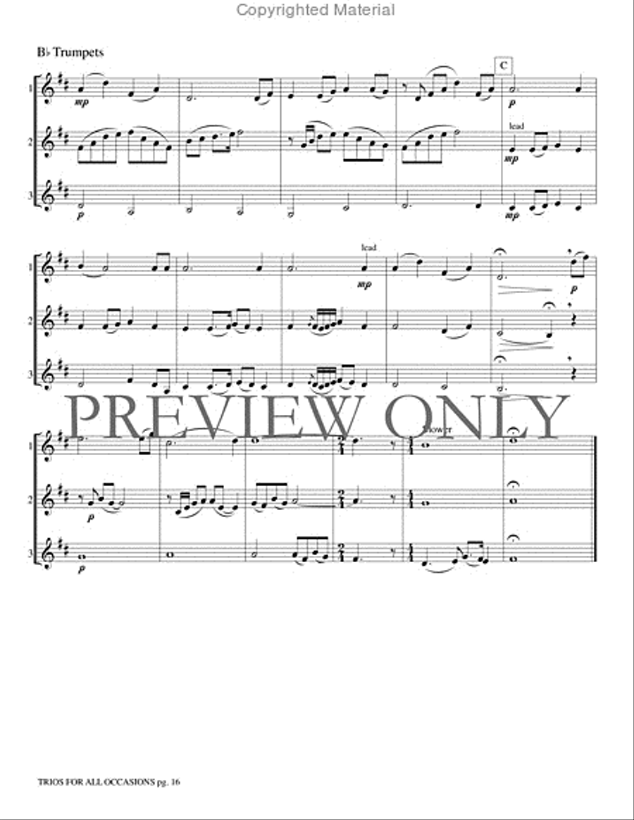 Trios for All Occasions Small Ensemble scores gallery preview page 17