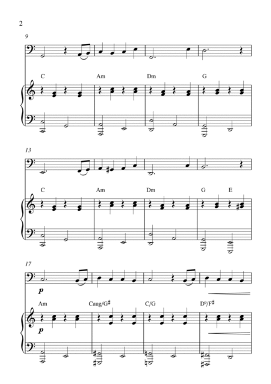 More (ti Guarderò Nel Cuore) Bassoon scores gallery preview page 2