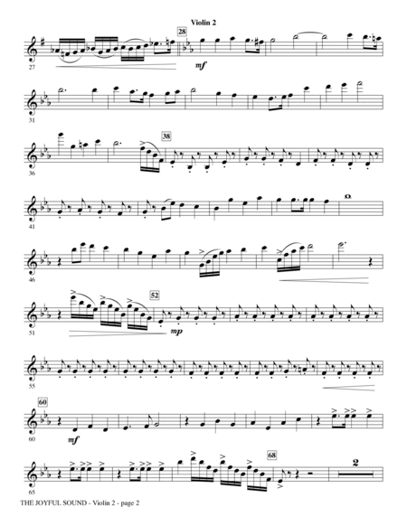 The Joyful Sound - Violin 2
