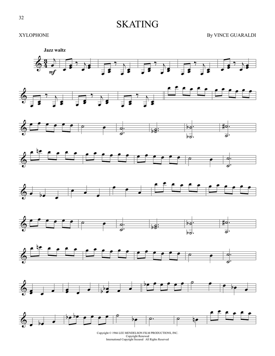 Skating Percussion scores gallery preview page 1