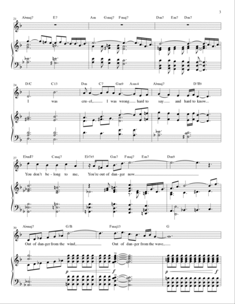 Cabaret Songs Voice scores gallery preview page 5