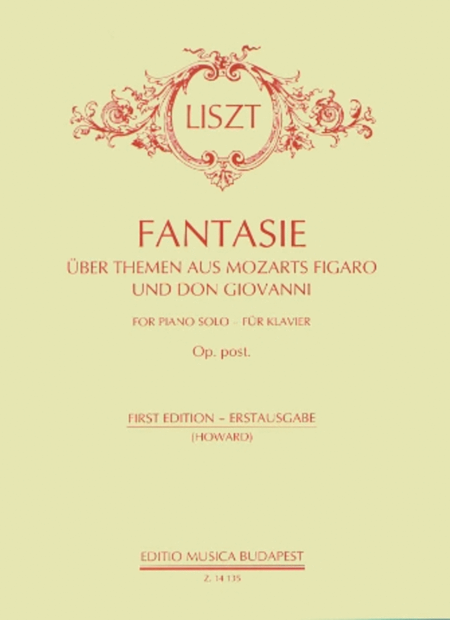 Fantasy on Themes from “Figero” and “Don Giovanni” by Mozart Piano Solo scores gallery preview page 1