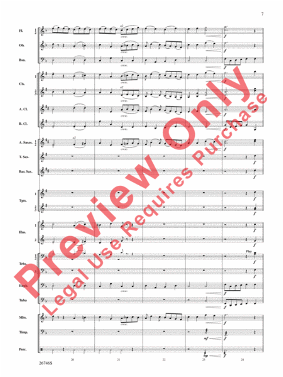 Ancient Aires and Dances Ancient Aires and Dances Concert Band scores gallery preview page 8