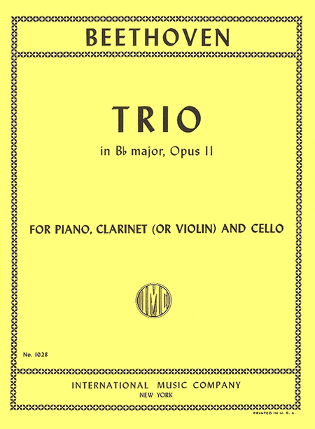 Ludwig van Beethoven: Trio in B flat major, Op. 11