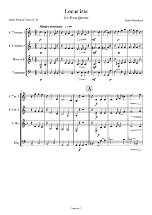 Locus iste - Anton Bruckner WAB 23 (Brass Quartet)