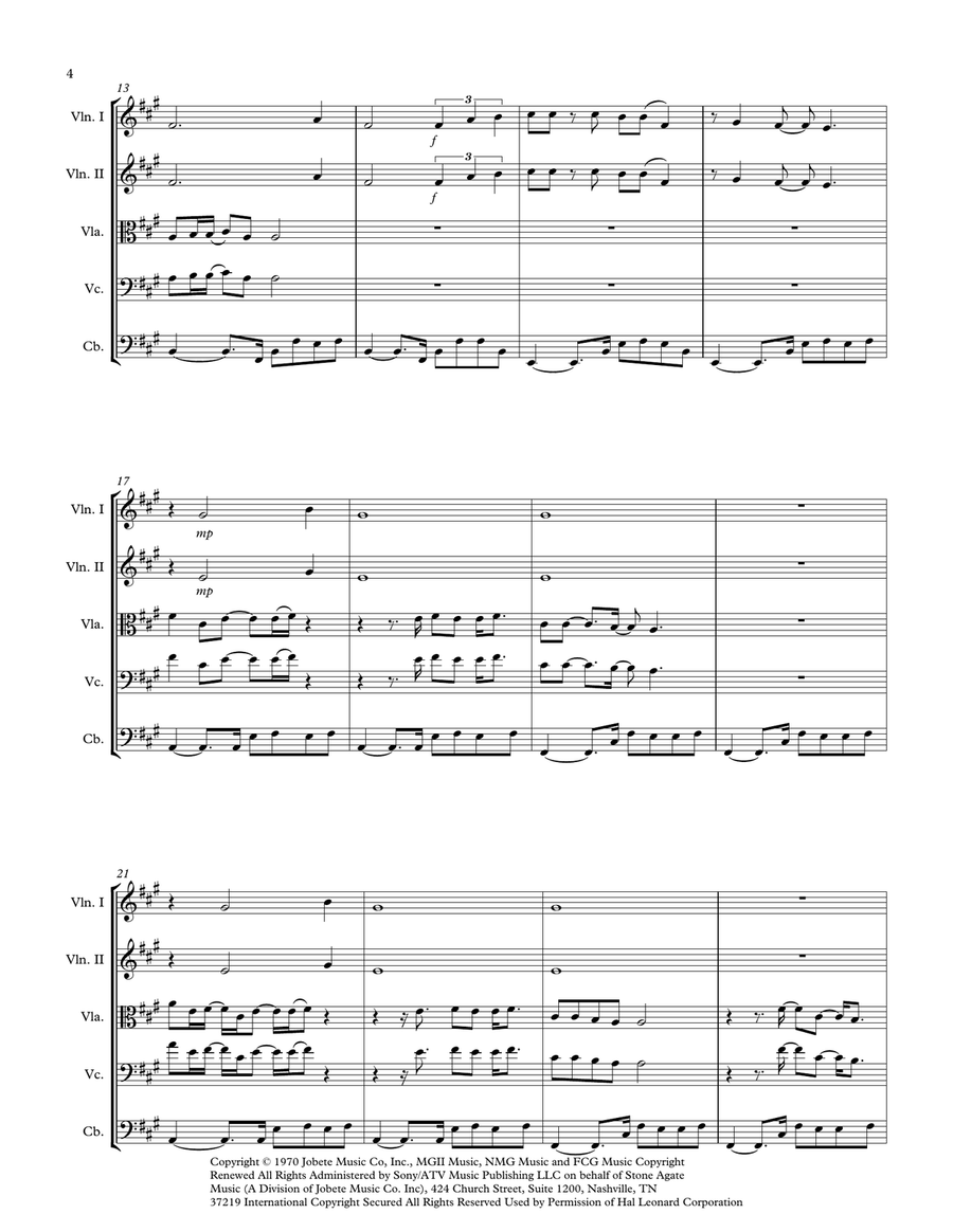 What's Going On String Orchestra scores gallery preview page 4