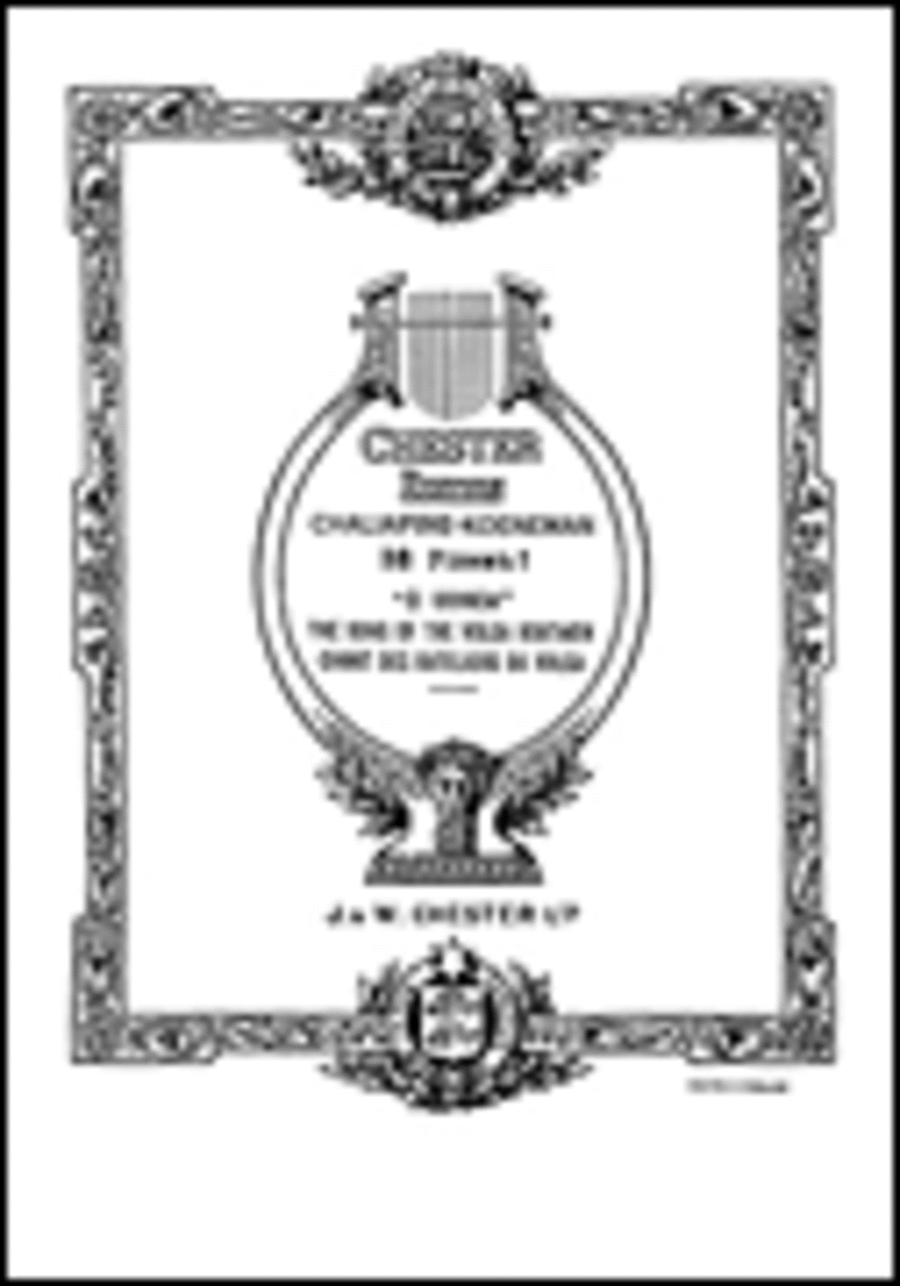 Feodor Chaliapine: The Song Of The Volga Boatmen Bass Voice scores gallery preview page 1
