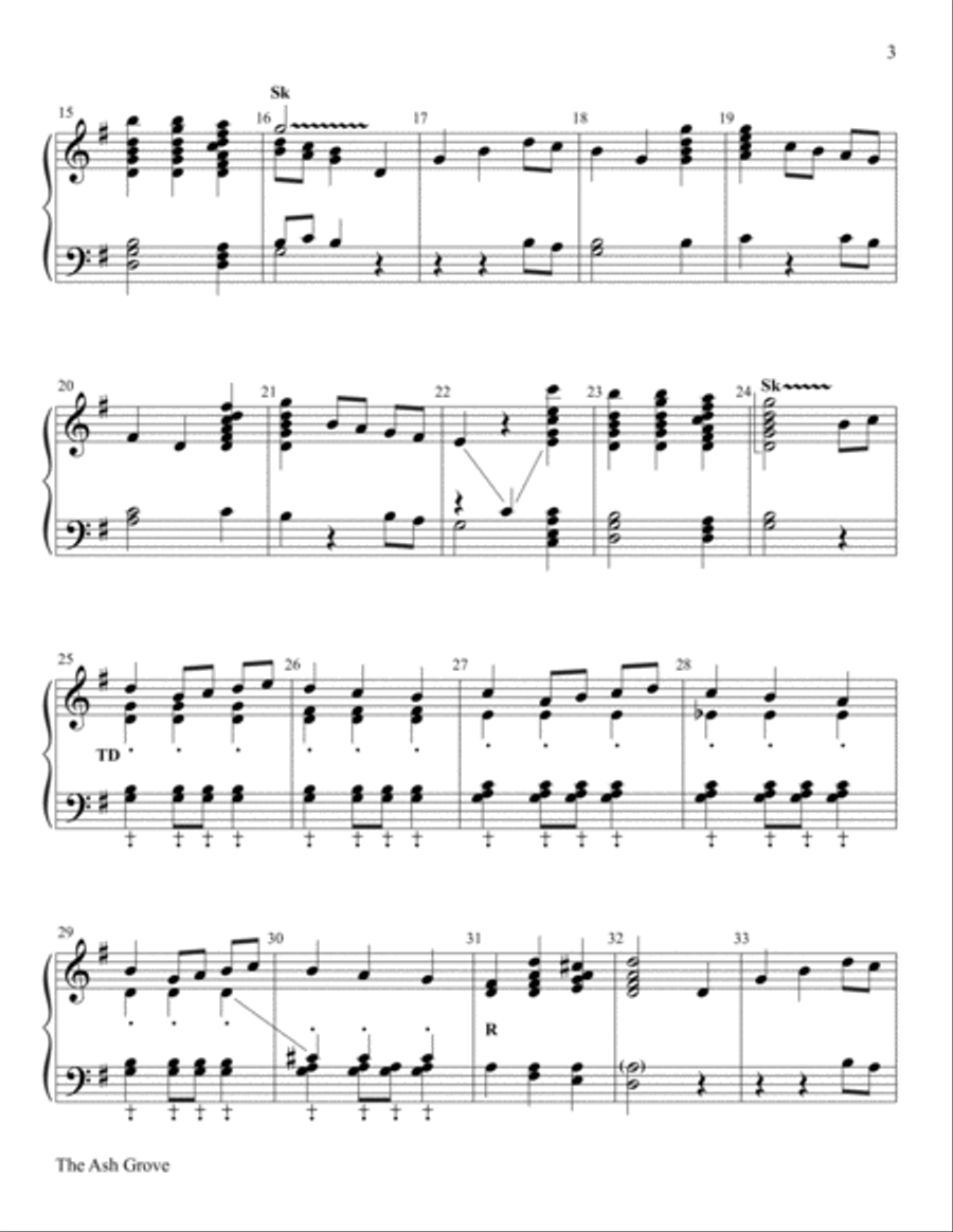 The Ash Grove The Ash Grove 3-Octaves scores gallery preview page 3