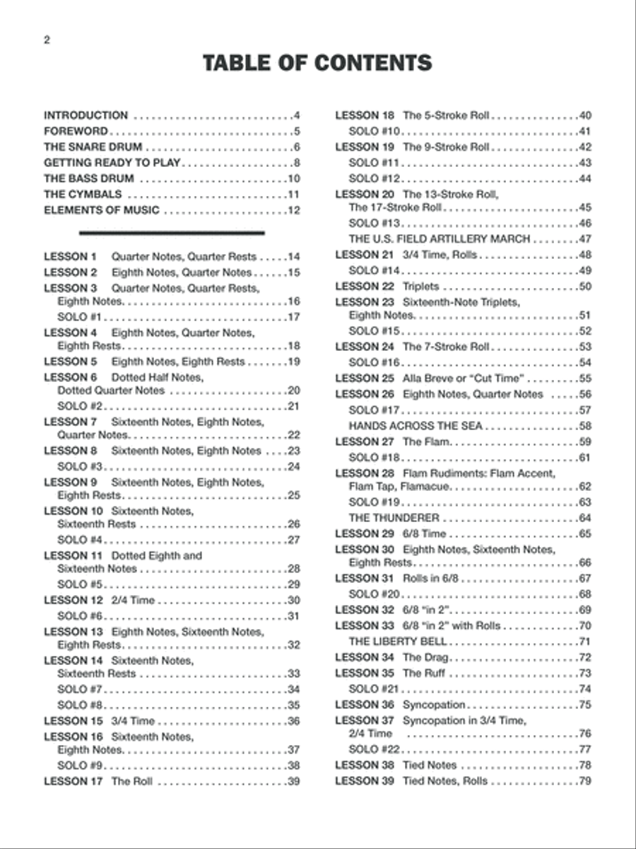 Alfred's Drum Method Complete Percussion scores gallery preview page 3