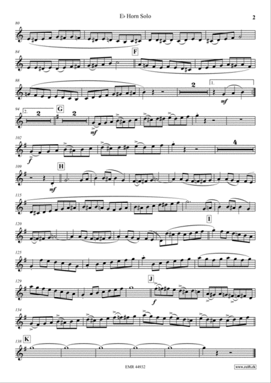 Mountain Parade Horn scores gallery preview page 3