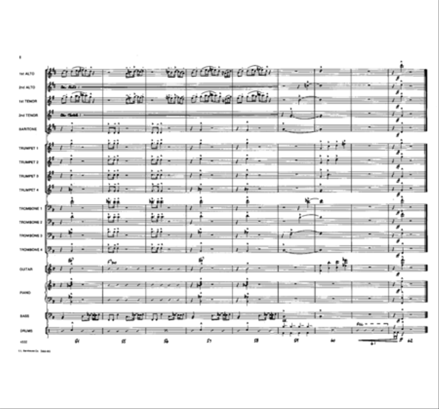 Down Home Cookin' Jazz Ensemble scores gallery preview page 8